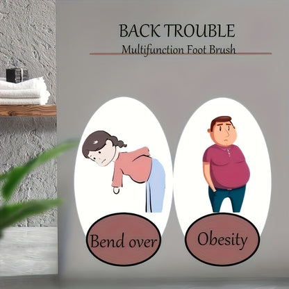 Multifunktionell Badborste med Fotmatta – Massage