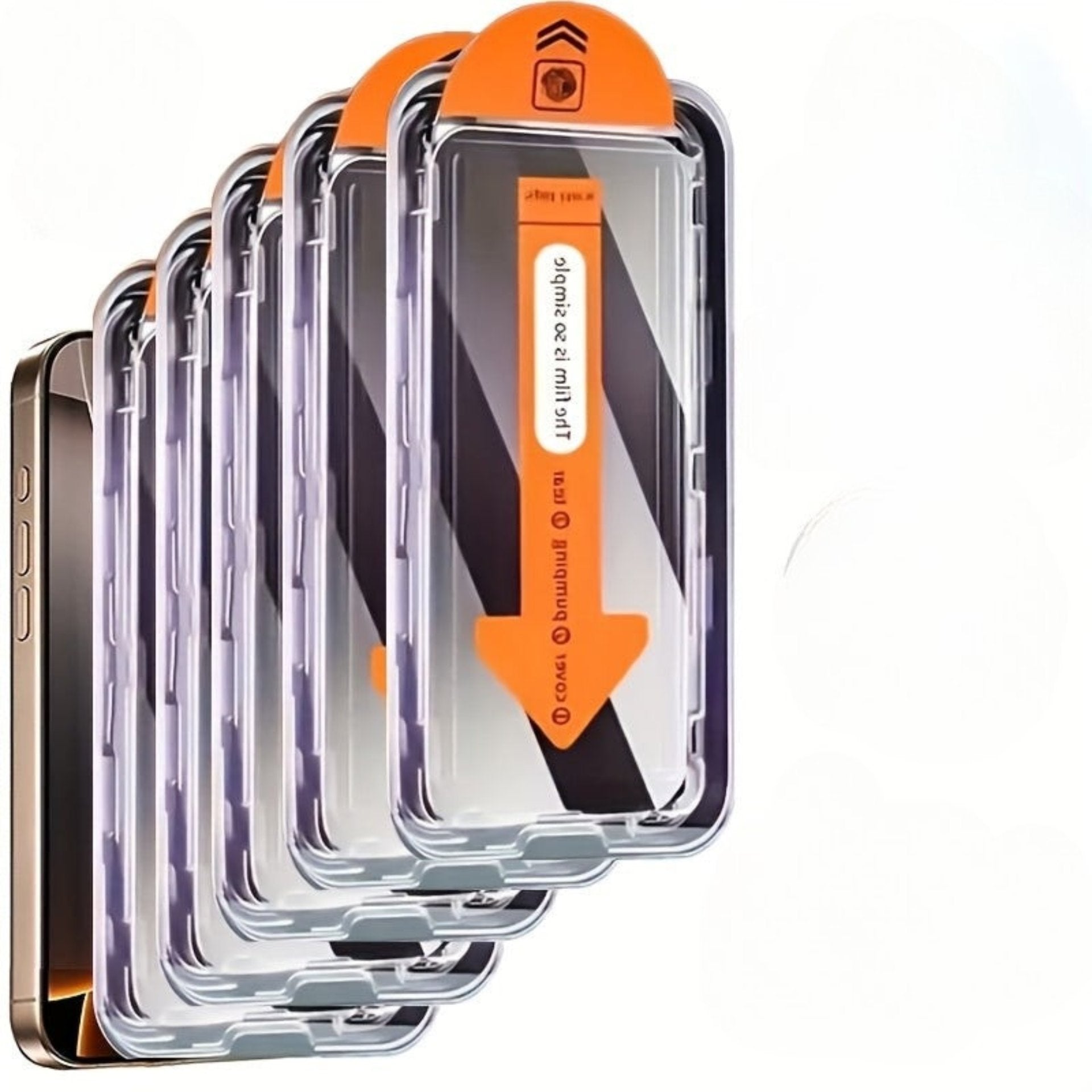 Yksityinen suojaus – 5 × näytönsuojaa + 5 × linssinsuojaa iPhonelle