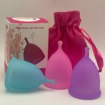 MensKopp™ Duo – Mjuk & Säker Menskopp i 2 Storlekar (12h Skydd)