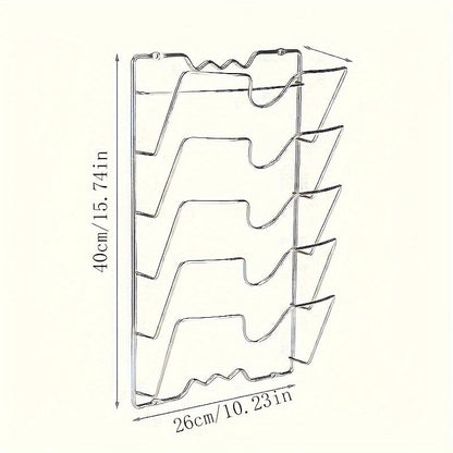 LockStäll™ – Väggmonterad Kastrullocksförvaring