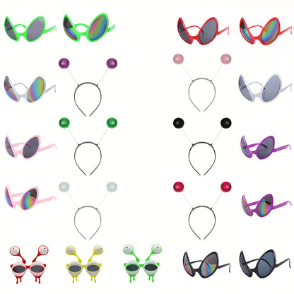 Alien partyset – glasögon & antenner 21-delar