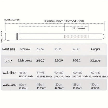 Lejonbältet – Automatisk Spänne för Män