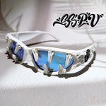 Motebriller - amerikansk stil med harpiksdekorasjon