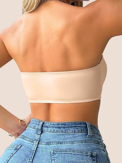 BH utan axelband – sömlös dam-bh med framknäppning