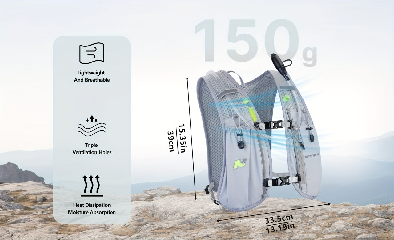 Löparväst med 5.5L Vattenblåsa