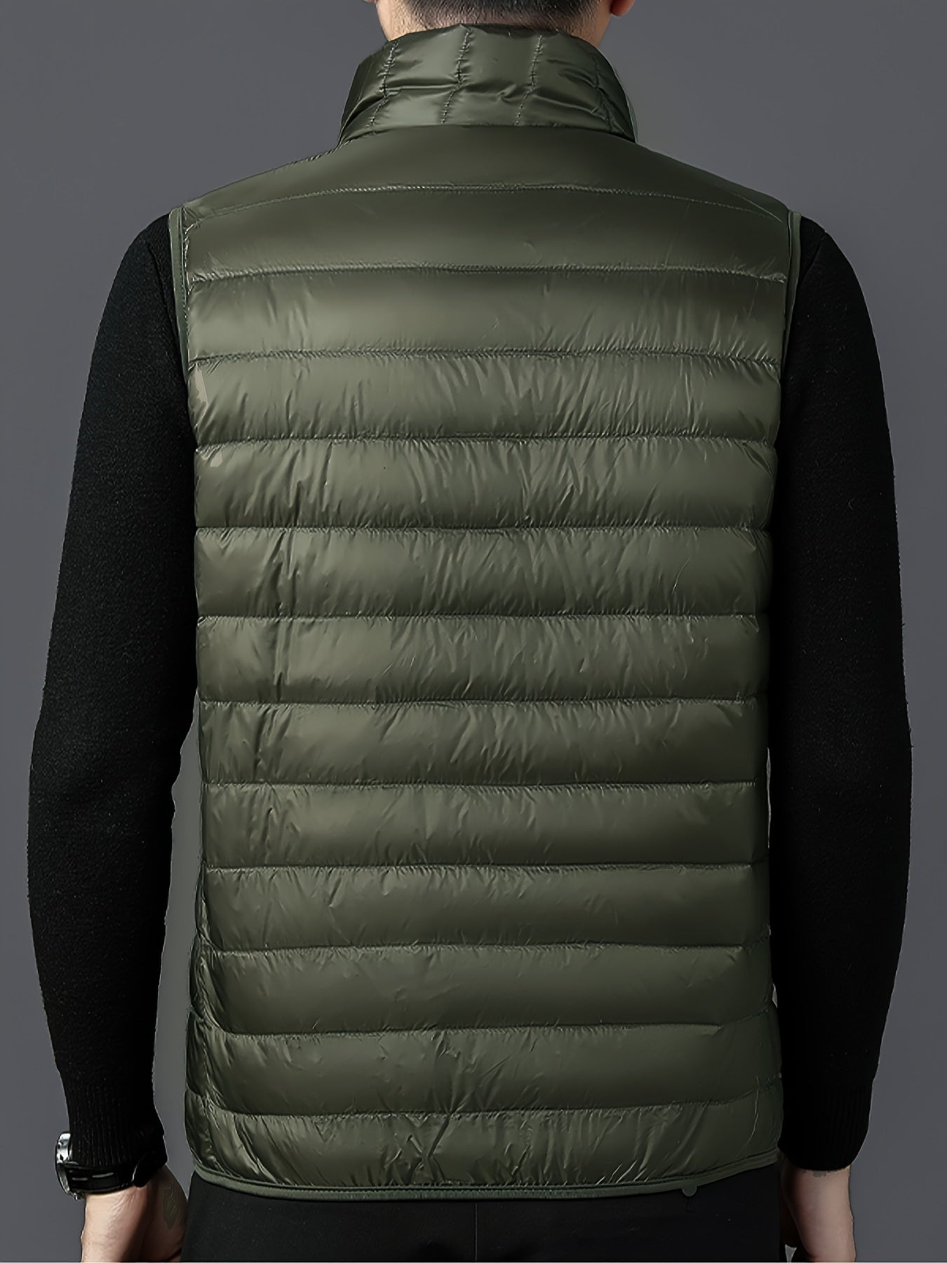 Herrväst ståkrage – lätt väst för vår & höst