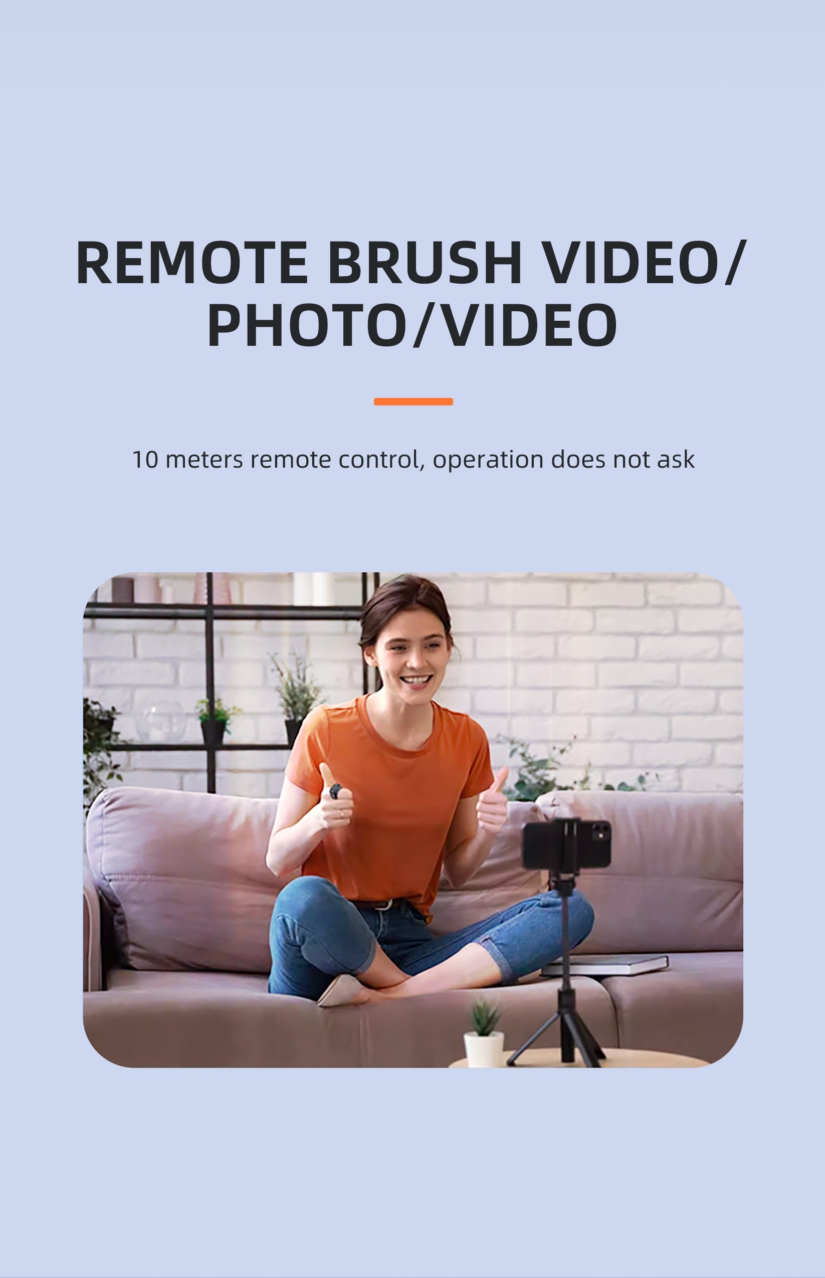 Smart Ringkontroll – För Selfies, Video & Bläddring