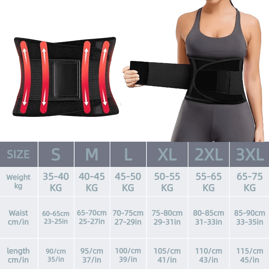 FormBälte™ – Justerbart Midjebälte för Viktkontroll & Stöd