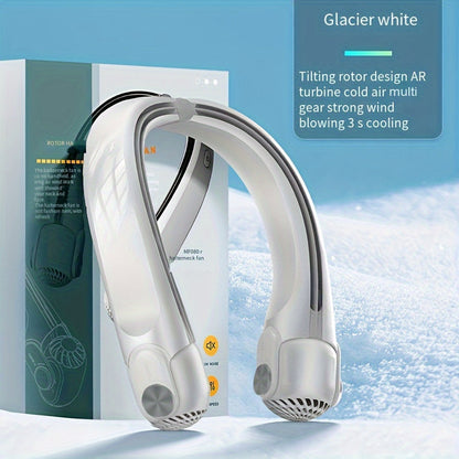 Portabel Nackfläkt – Bladlös, 360° Roterbar, USB