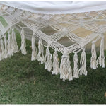 Bakgårds Hängmatta med Fransar – Bohemisk Stil