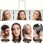 360 Fold – Roterande Vikbar Spegel med 3 Höjdlägen