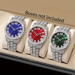 Klockset Erik (6-delat herrset med kvartsur & metallarmband)