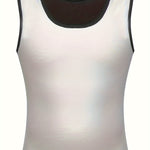 Svett Väst™ – Formande Rundhalsad Träningstopp för Män