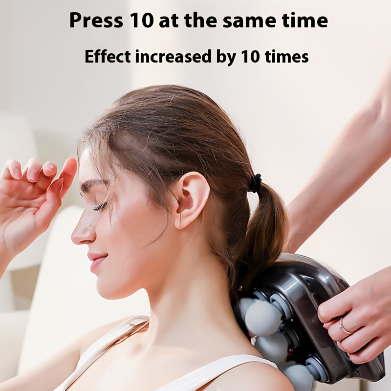 MassagePistolen™ – Kraftfull Massagepistol med 10 Munstycken