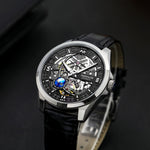 Klocka Rasmus (automatisk herrklocka med skelett-urtavla & tourbillon-inspirerad design)