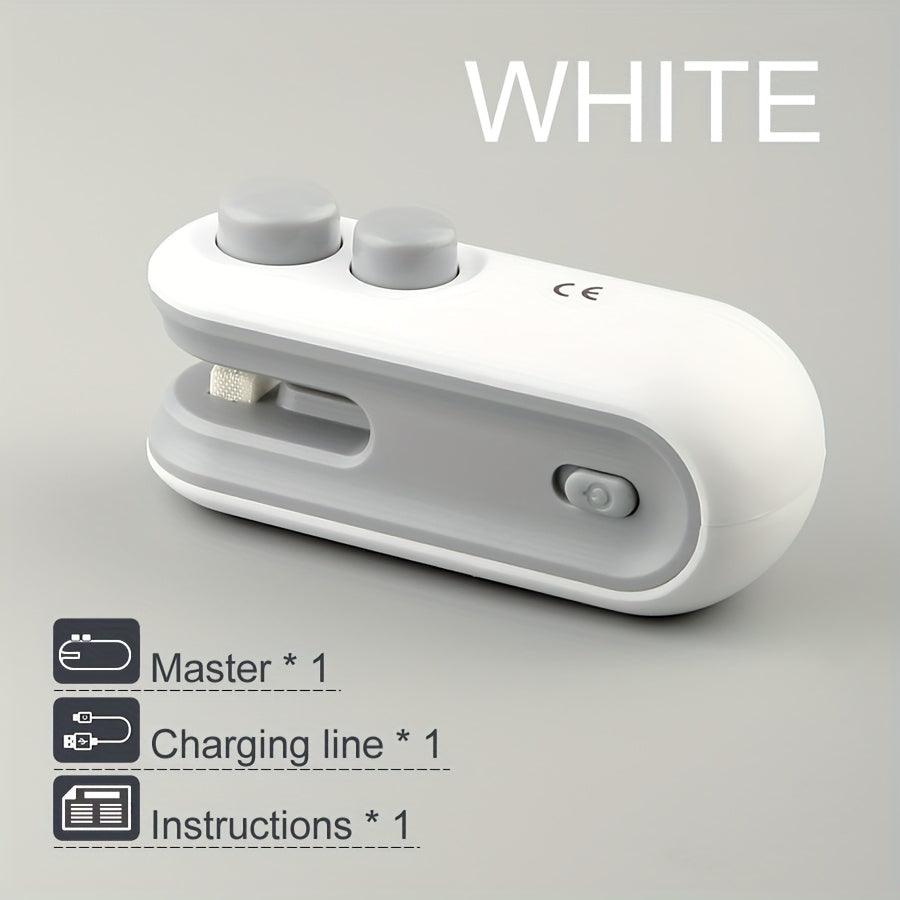 Kannettava pussinsulkija – USB-ladattava minisulkija magneetilla