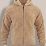 Herrjacka hoodie – fleecefodrad varm höst/vinter