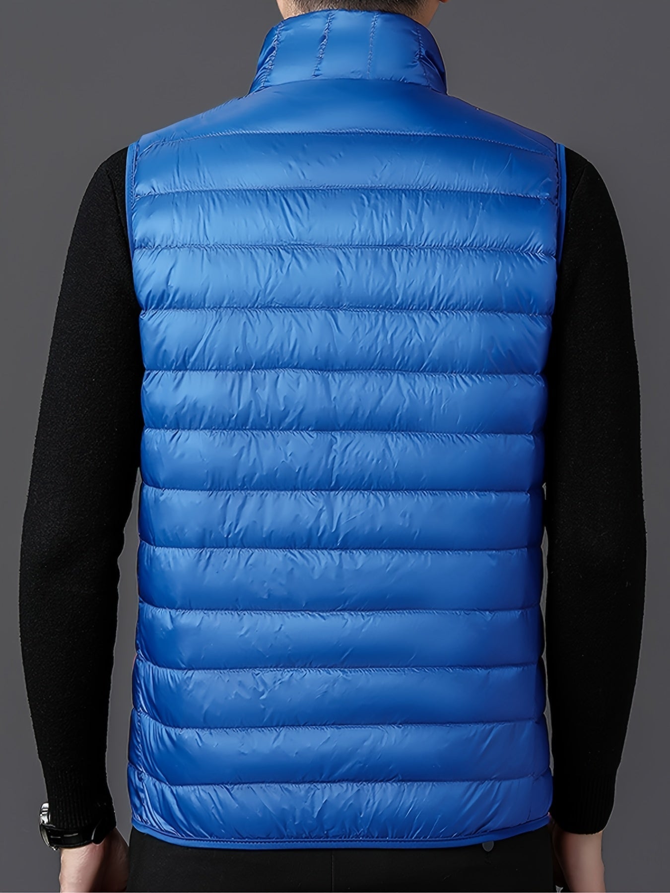 Herrväst ståkrage – lätt väst för vår & höst