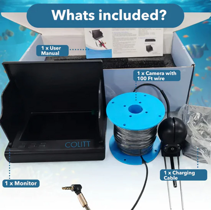 Fiskekamera med 30 meter kabel