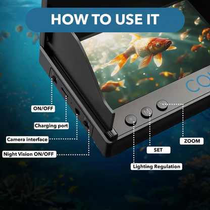 Fiskekamera med 30 meter kabel